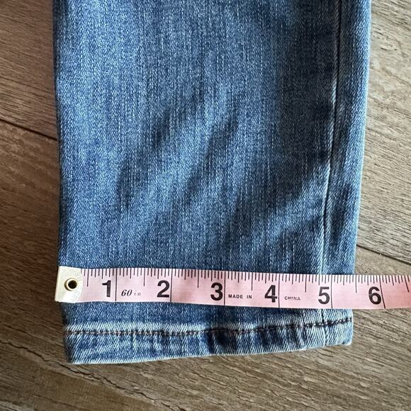 Reformation Destin High Rise Skinny Jeans 30 (29.5" Inseam) Stretch Blue Denim - Picture 9 of 10